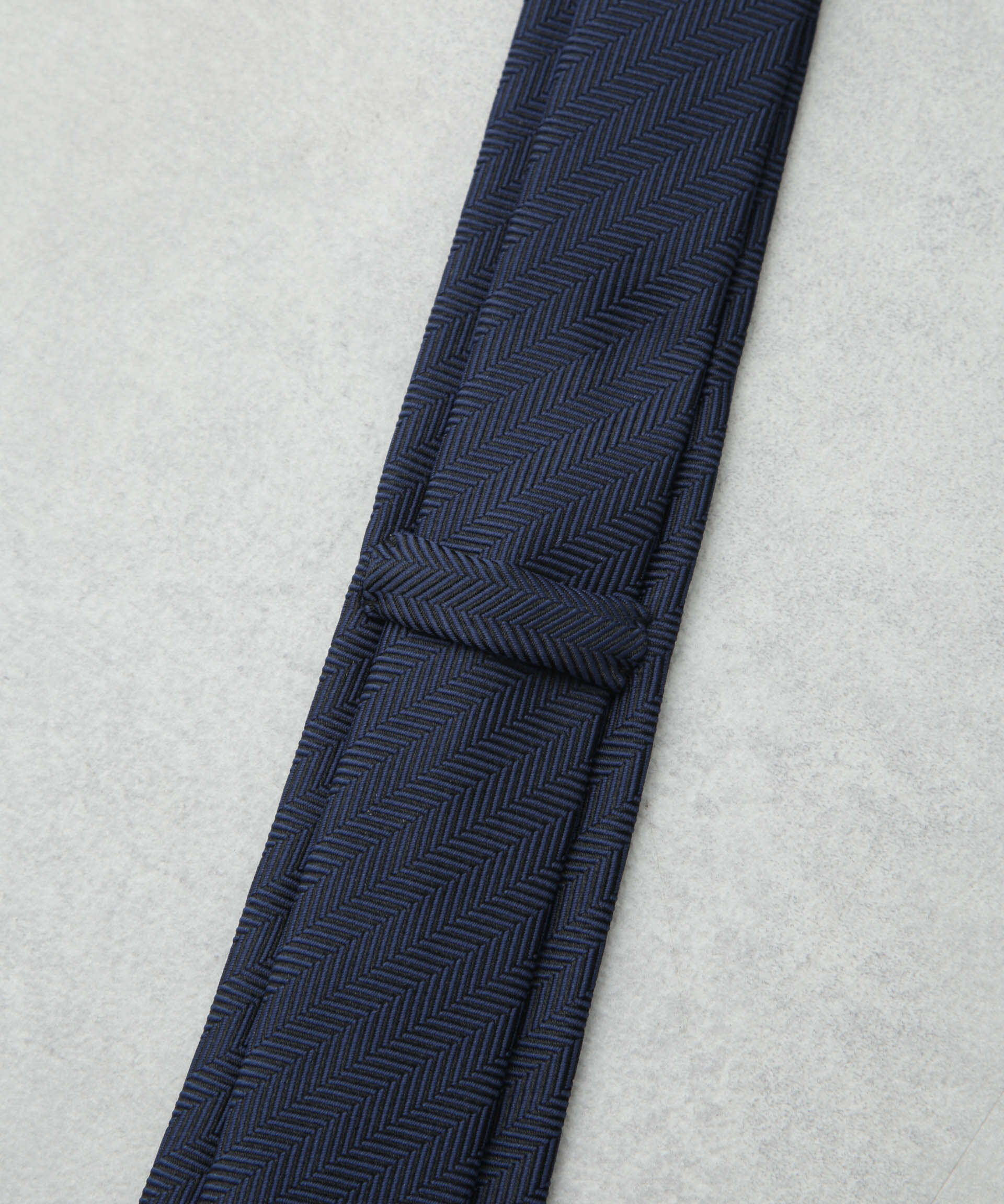 nano･universe「京都ウォッシャブルヘリンボーンソリッドネクタイ」|ネクタイ・蝶ネクタイ|