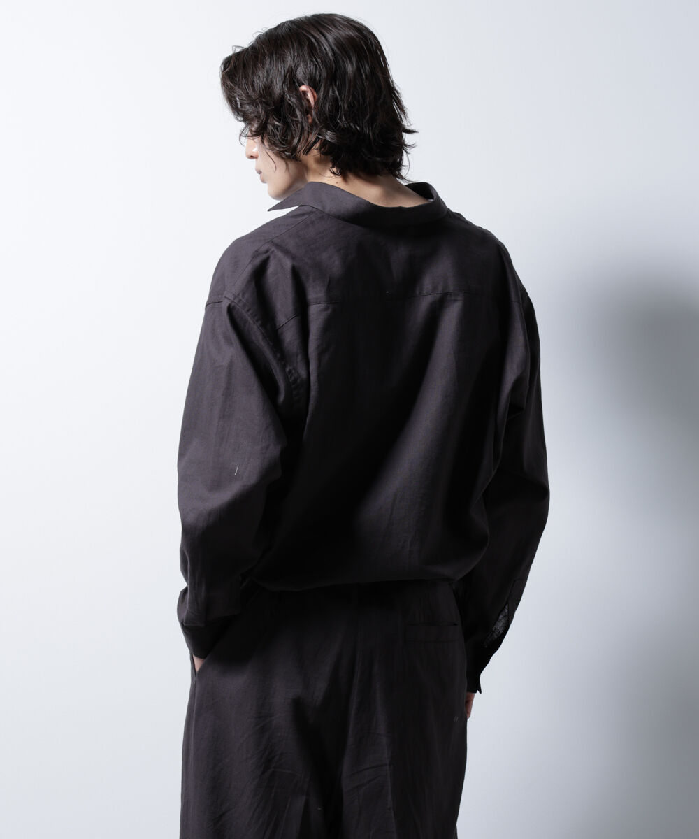 nano･universe「「BELGIUM LINEN FABRICS」リネンコットンレギュラーシャツ」|シャツ・ブラウス|