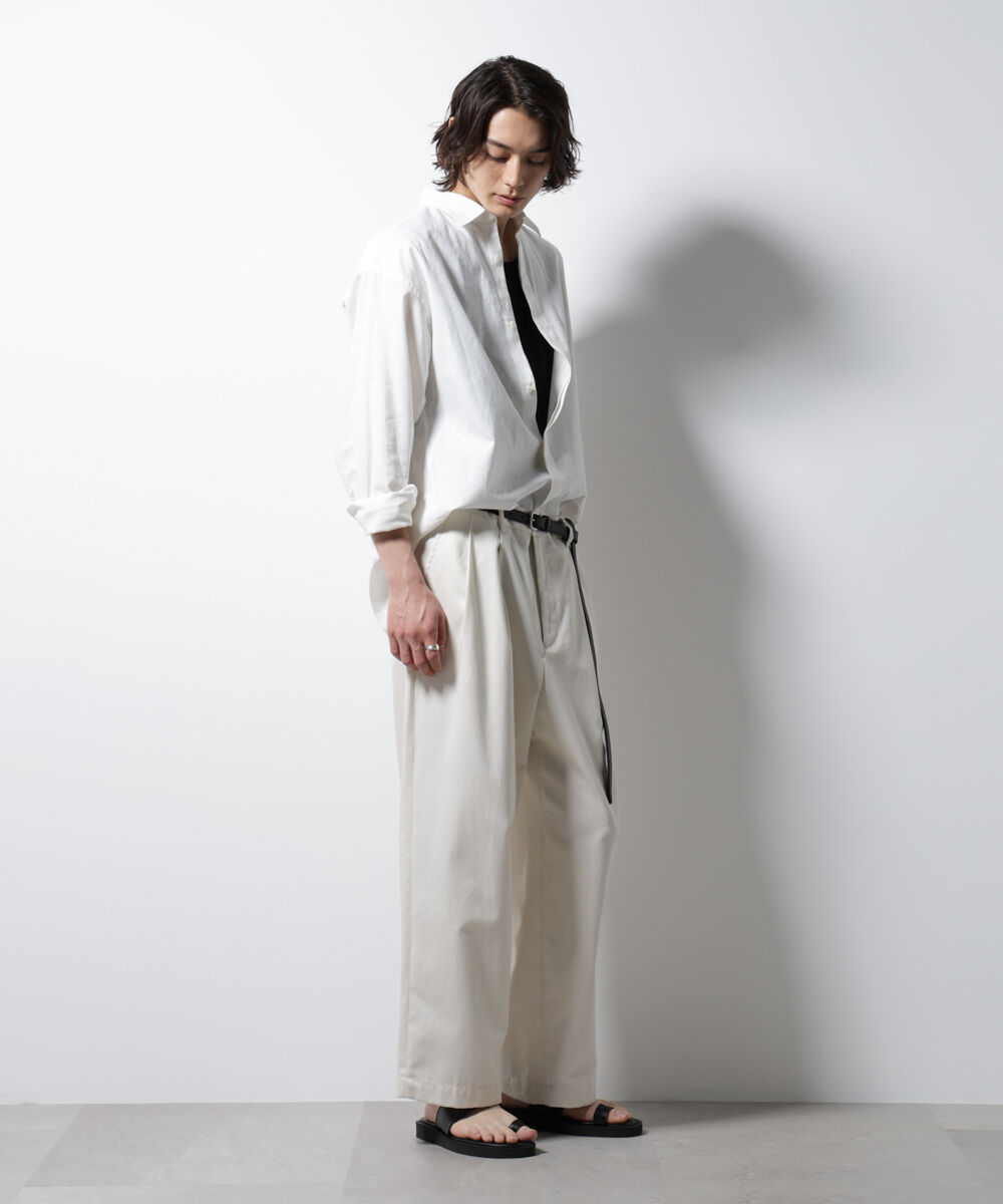 nano･universe「「BELGIUM LINEN FABRICS」リネンコットンレギュラーシャツ」|シャツ・ブラウス|