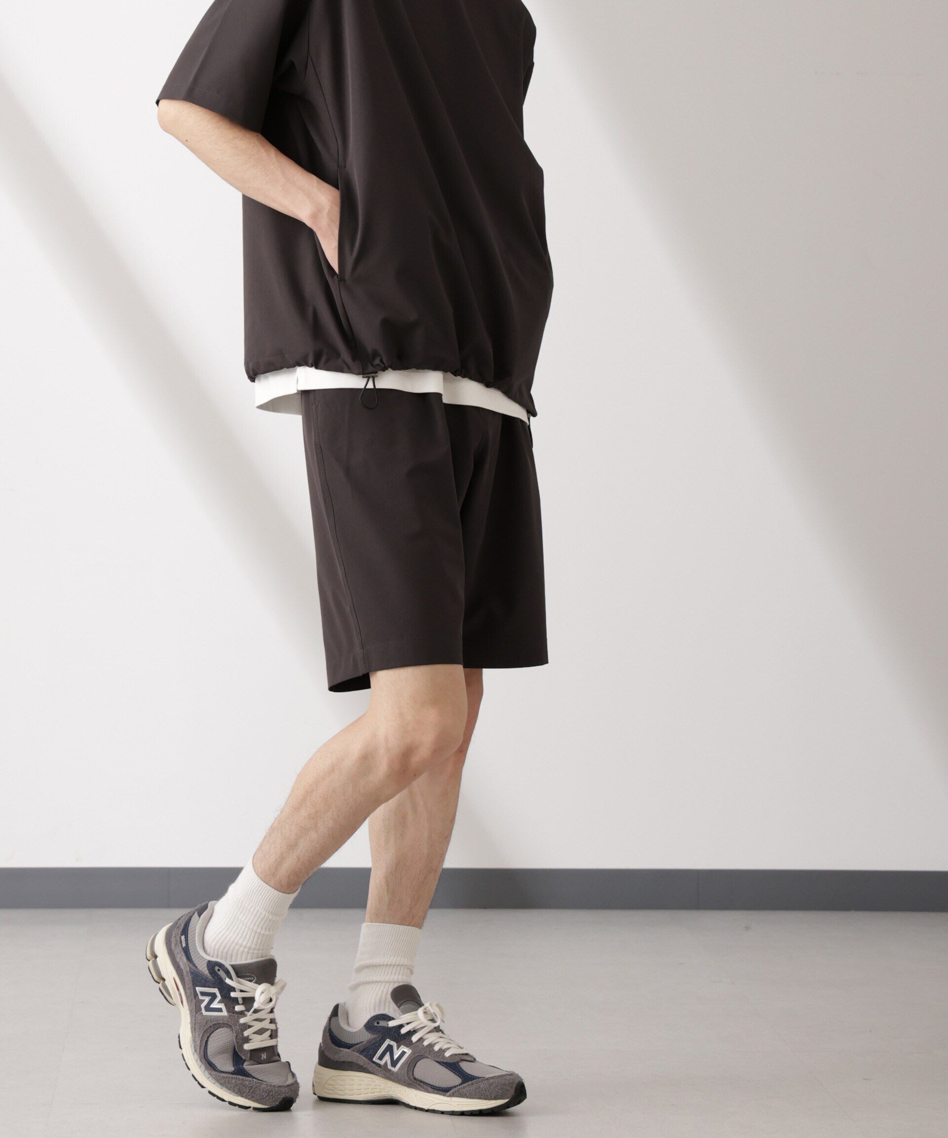  「ライトウェイトストレッチ ショートパンツ(セットアップ可)」|その他|チャコール3