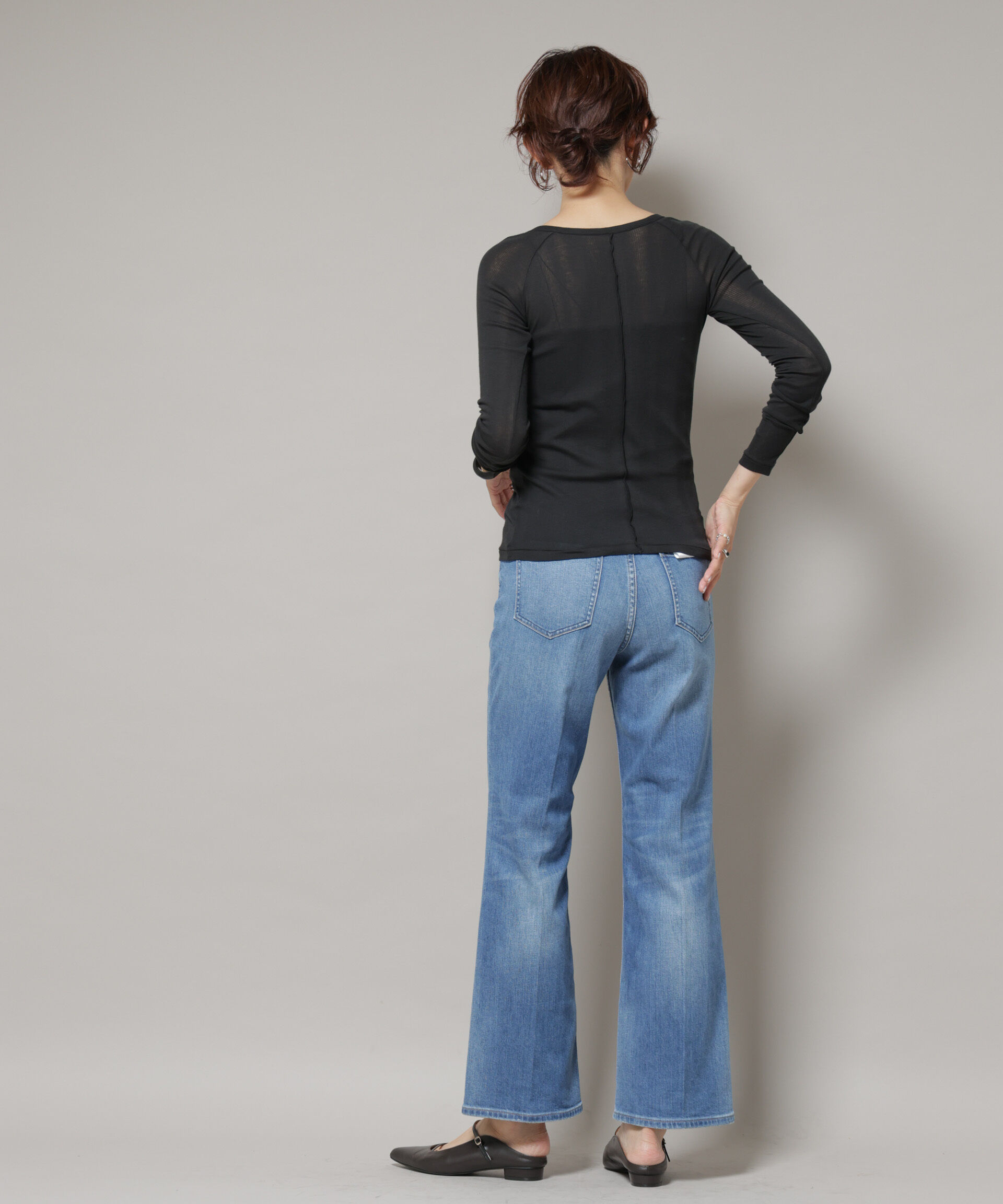 nano･universe「Healthy DENIM/Lotus フレアデニム」|チノ|