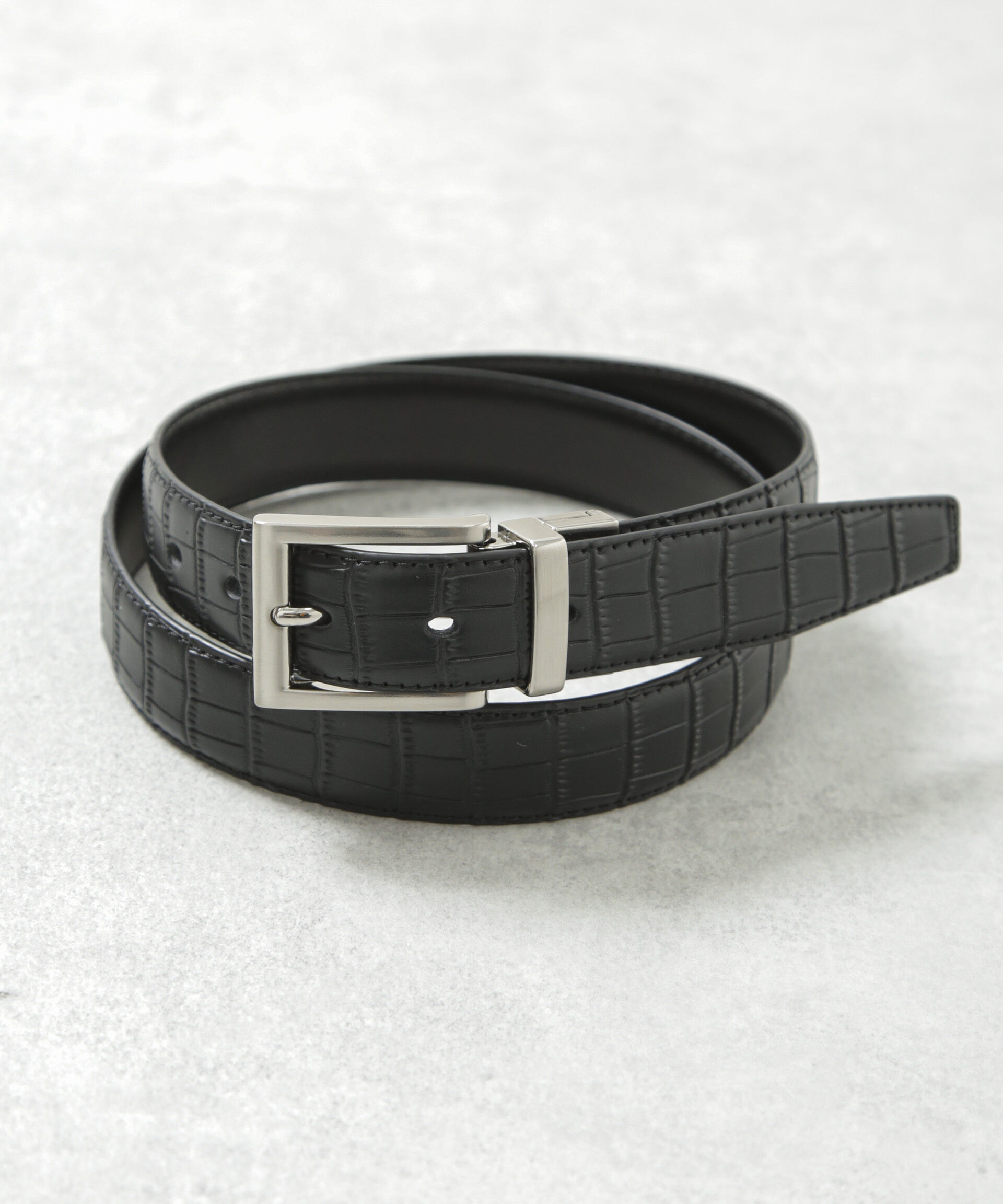 nano･universe「スプリットレザーリバーシブルベルト」|ベルト|パターン21