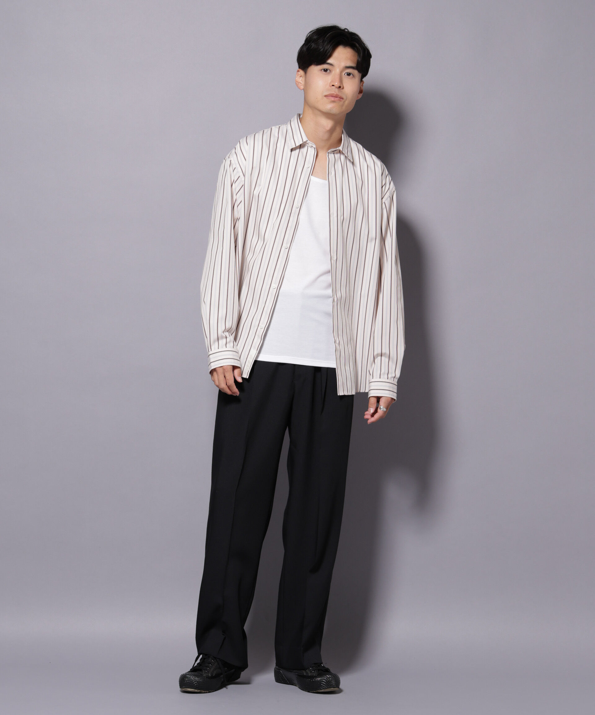 nano･universe「Anti Soaked(R)  Plus インナーTシャツ 半袖」|Tシャツ・カットソー|