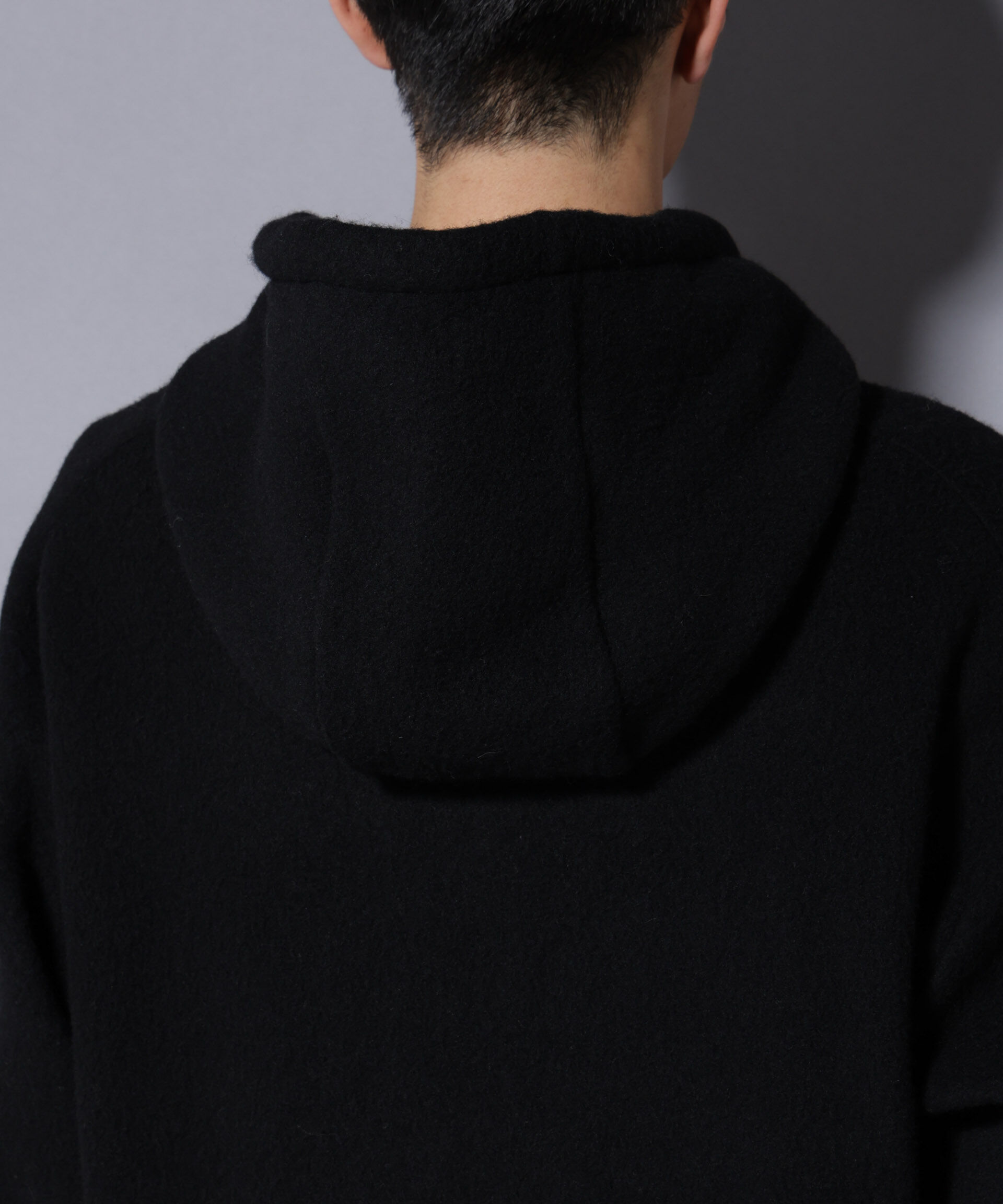 nano･universe「MIYATA&times;NANO JAPANMADE ウール/コットン パーカー」|Tシャツ・カットソー|