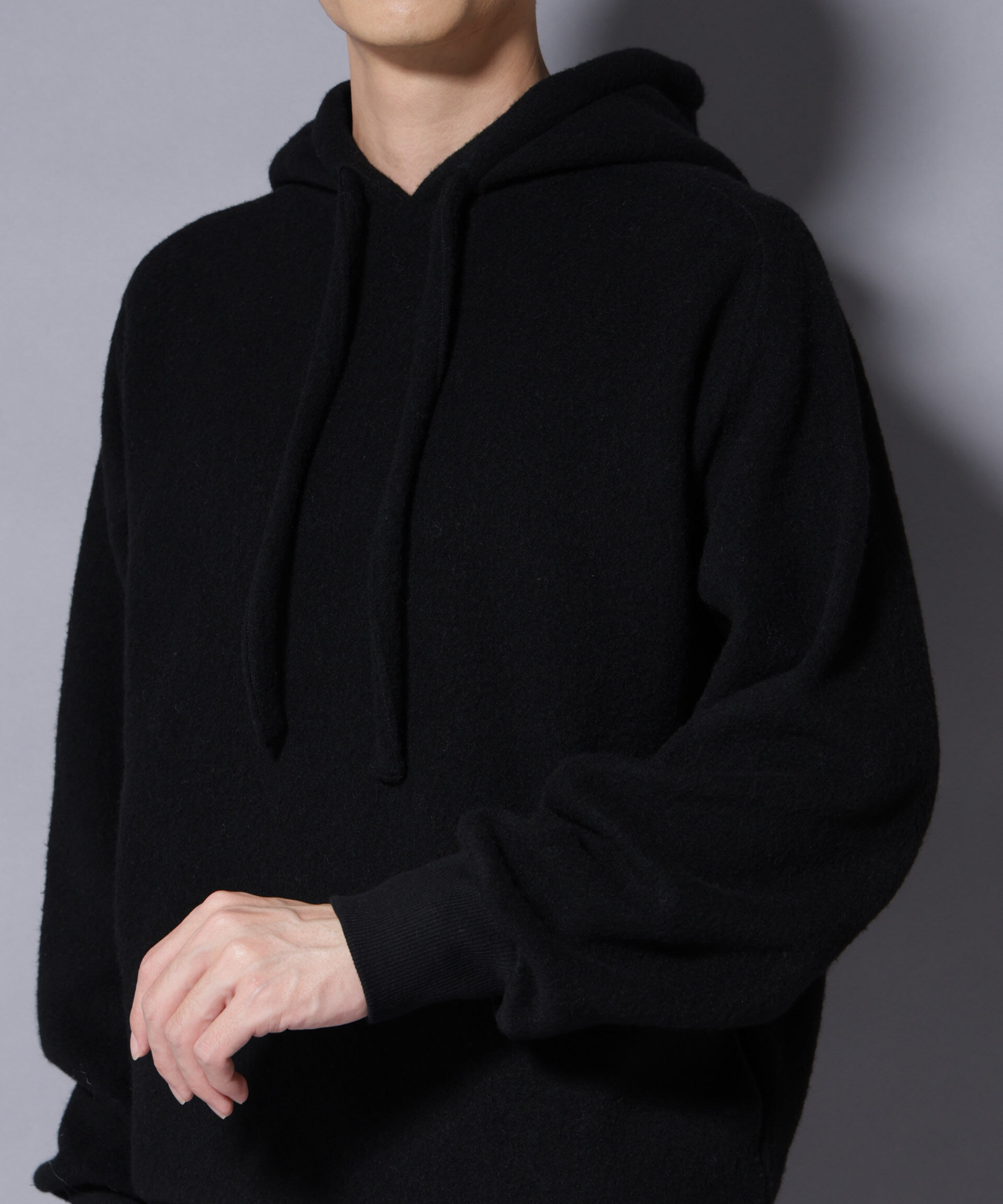 nano･universe「MIYATA&times;NANO JAPANMADE ウール/コットン パーカー」|Tシャツ・カットソー|