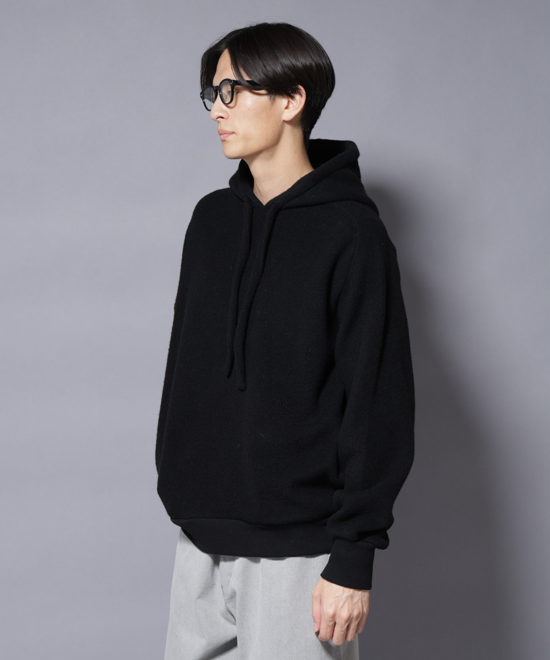 nano･universe「MIYATA&times;NANO JAPANMADE ウール/コットン パーカー」|Tシャツ・カットソー|