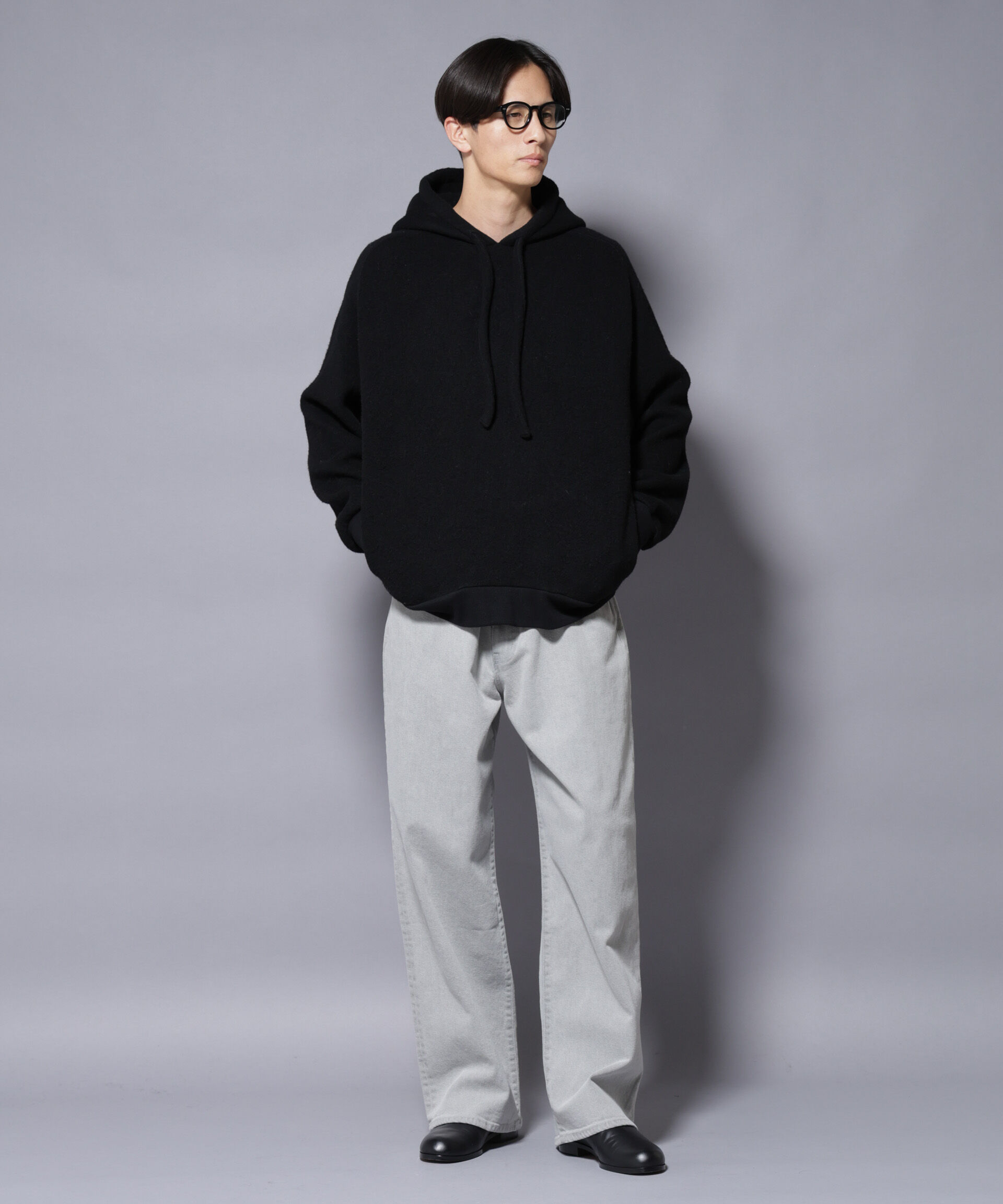 nano･universe「MIYATA&times;NANO JAPANMADE ウール/コットン パーカー」|Tシャツ・カットソー|