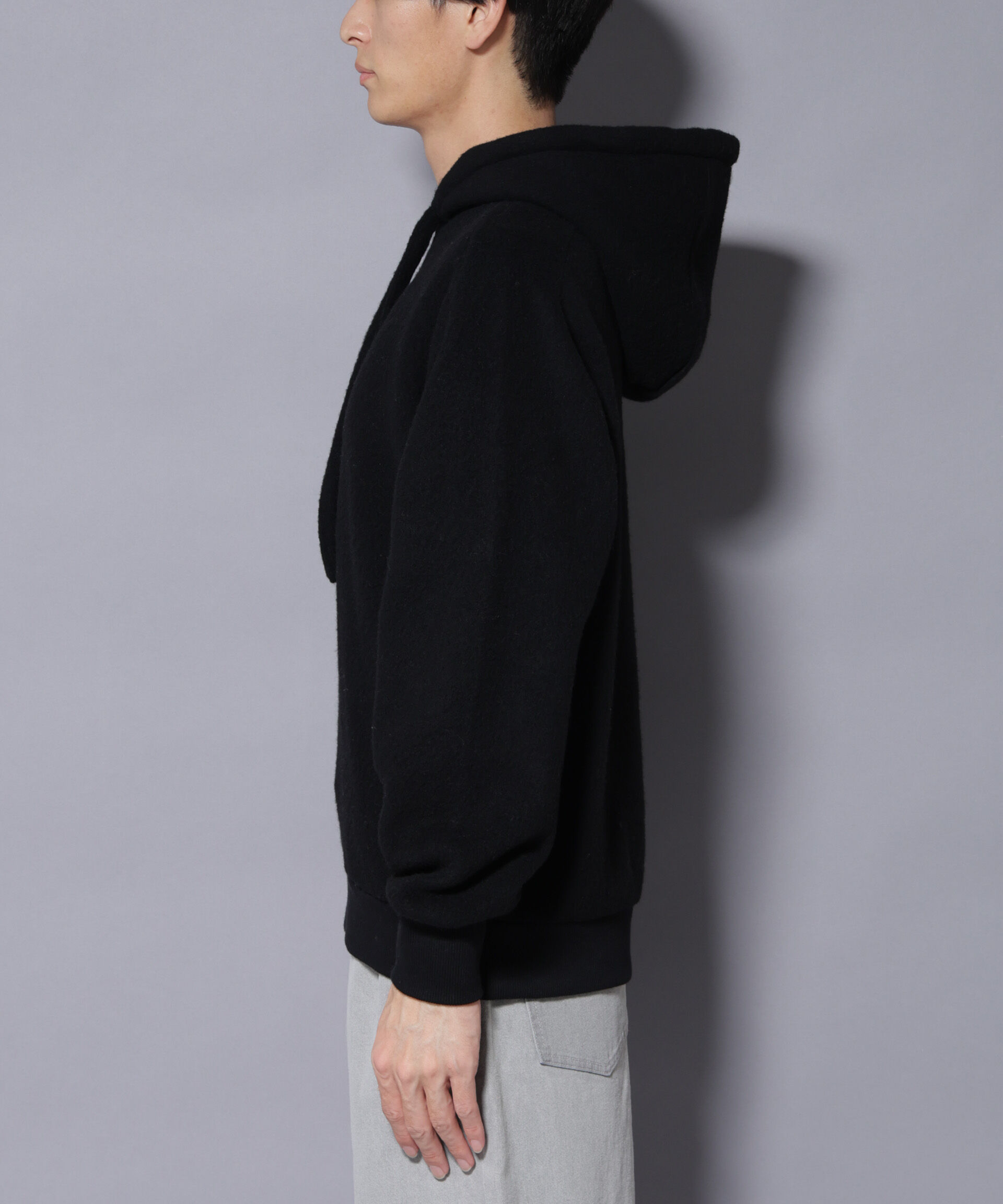 nano･universe「MIYATA&times;NANO JAPANMADE ウール/コットン パーカー」|Tシャツ・カットソー|