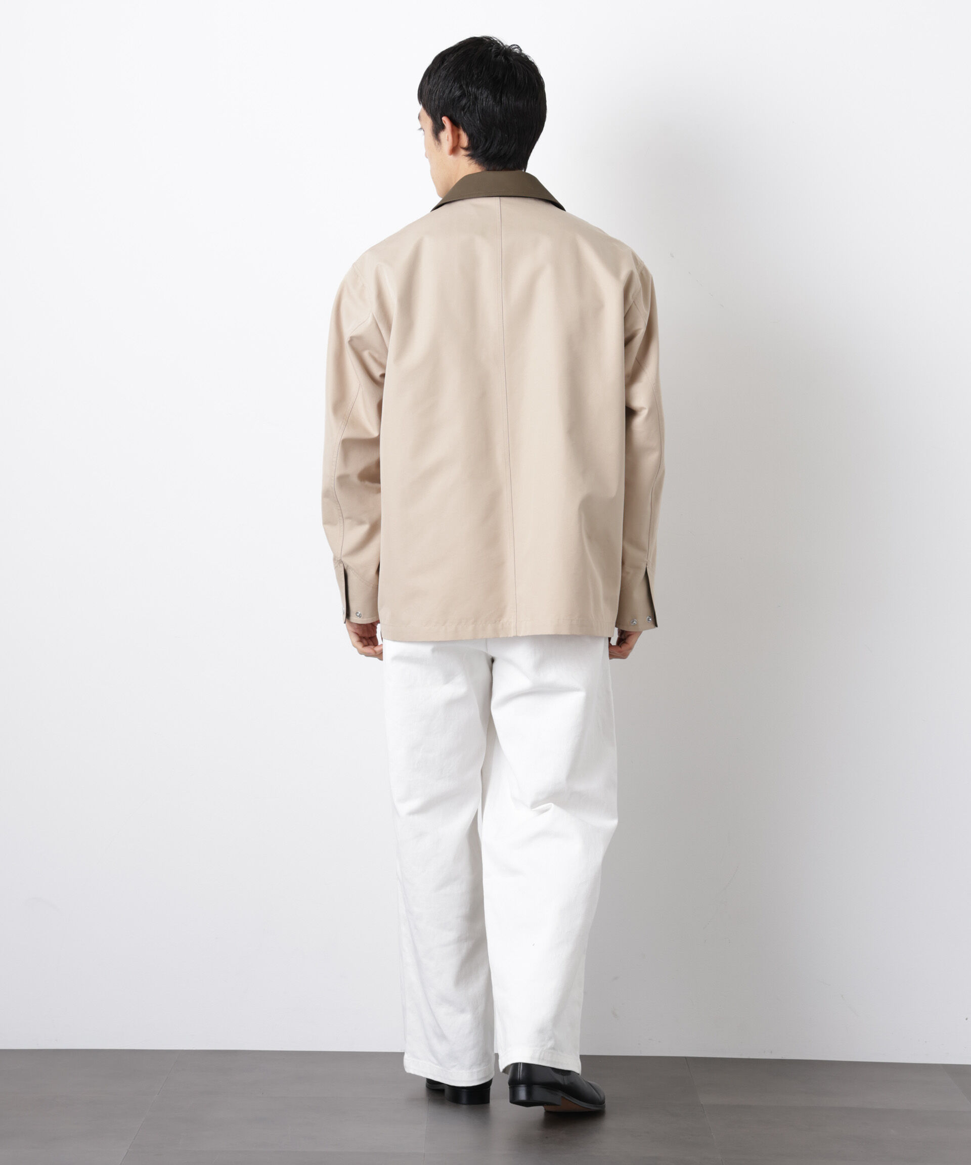 nano･universe「オーバージャケット「WARP PRINT」ライニング/撥水」|その他|