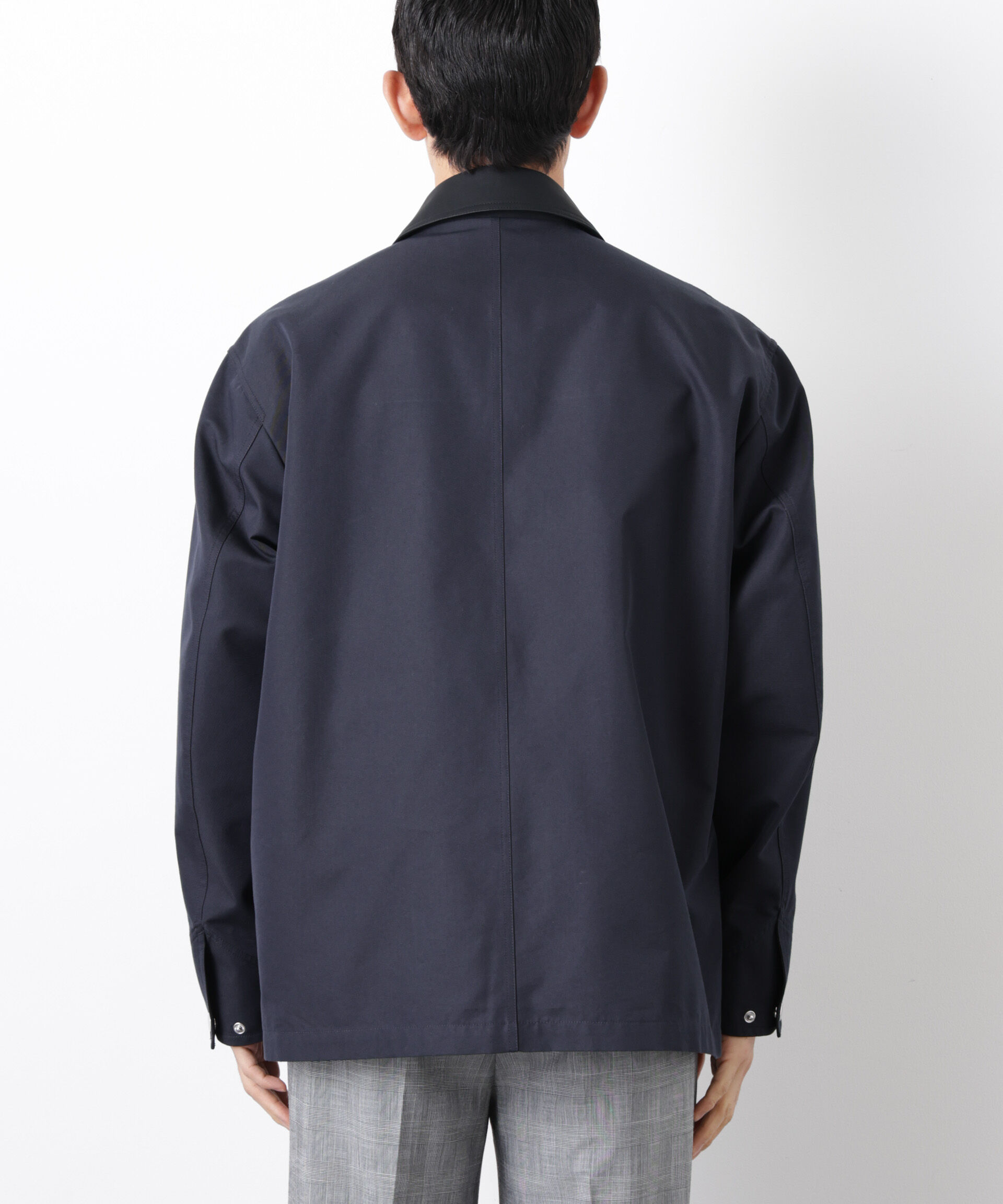 nano･universe「オーバージャケット「WARP PRINT」ライニング/撥水」|その他|