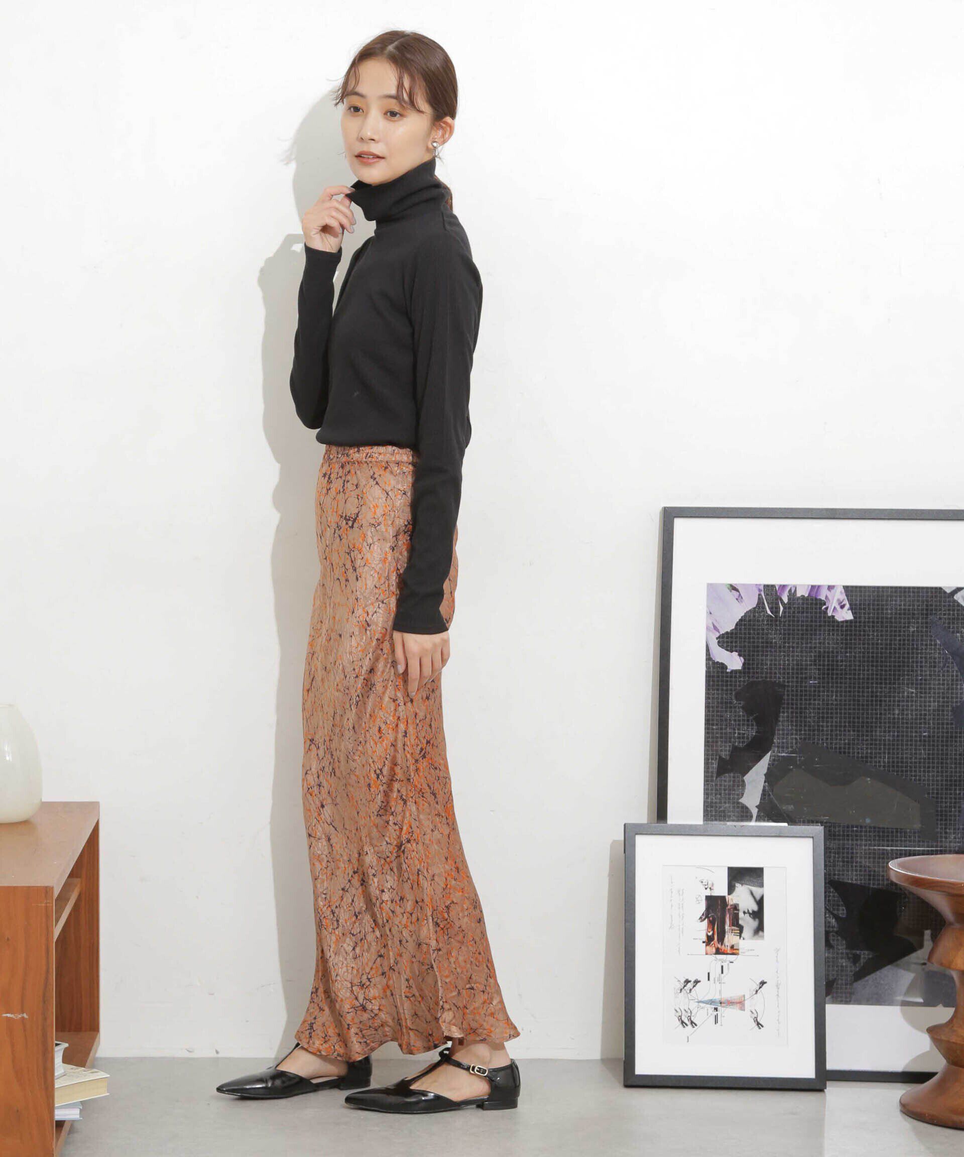 nano･universe「Mes Demoiselles/FIRTINA レーヨンスカート」|スカート|