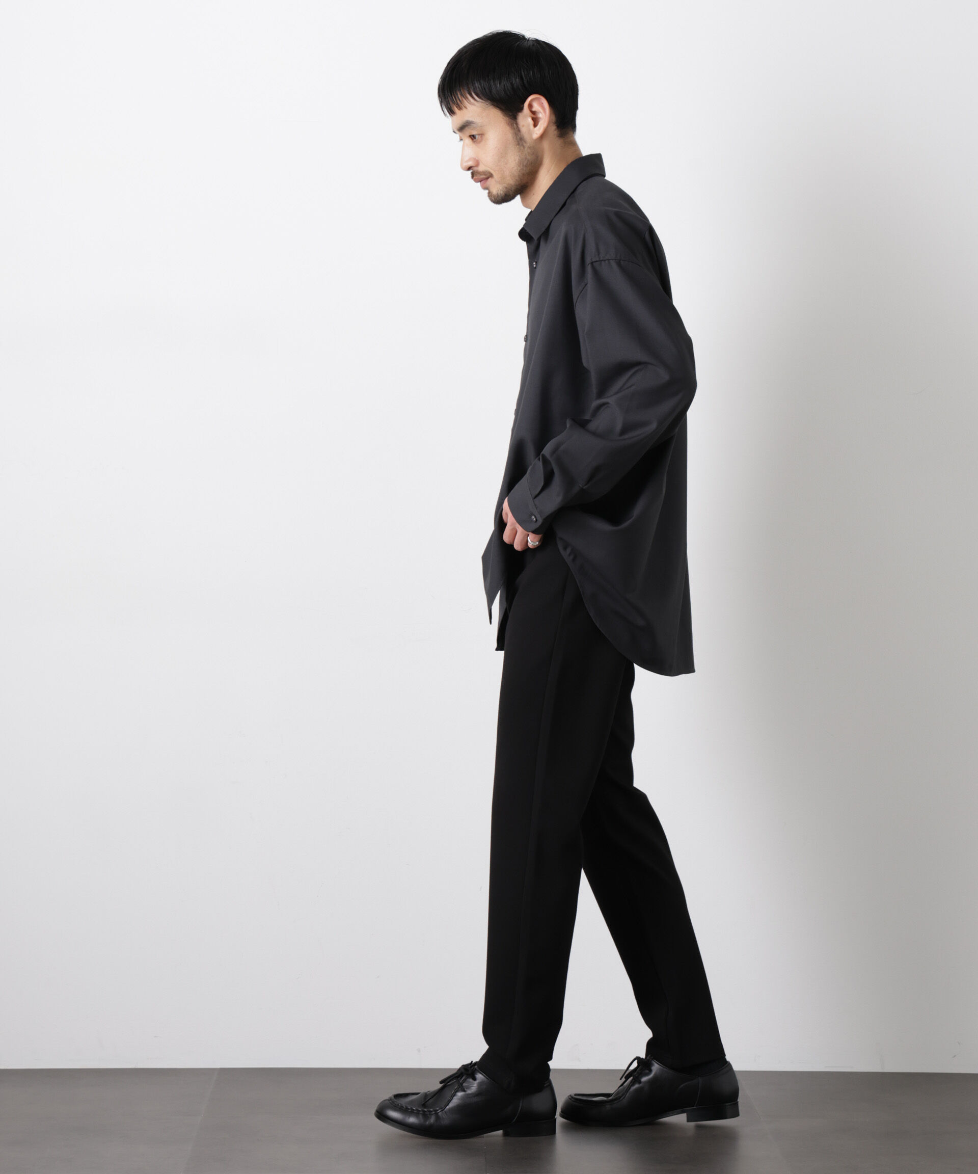 nano･universe「ストレッチ5Pテーパードパンツ」|チノ|