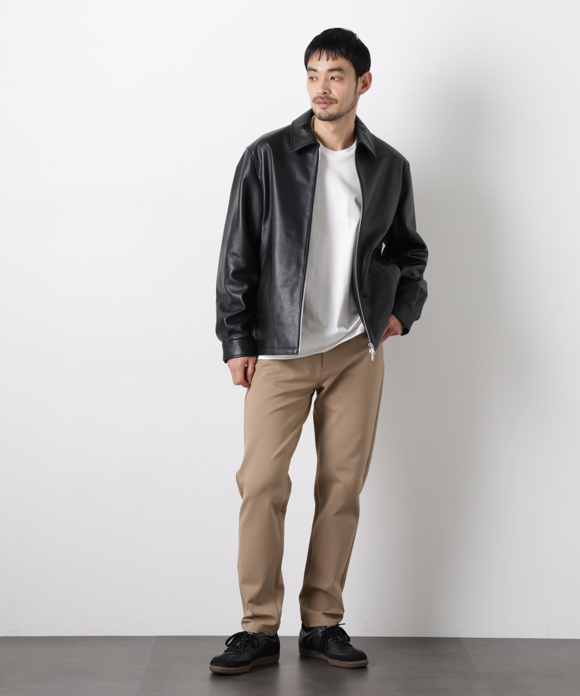 nano･universe「ストレッチ5Pテーパードパンツ」|チノ|