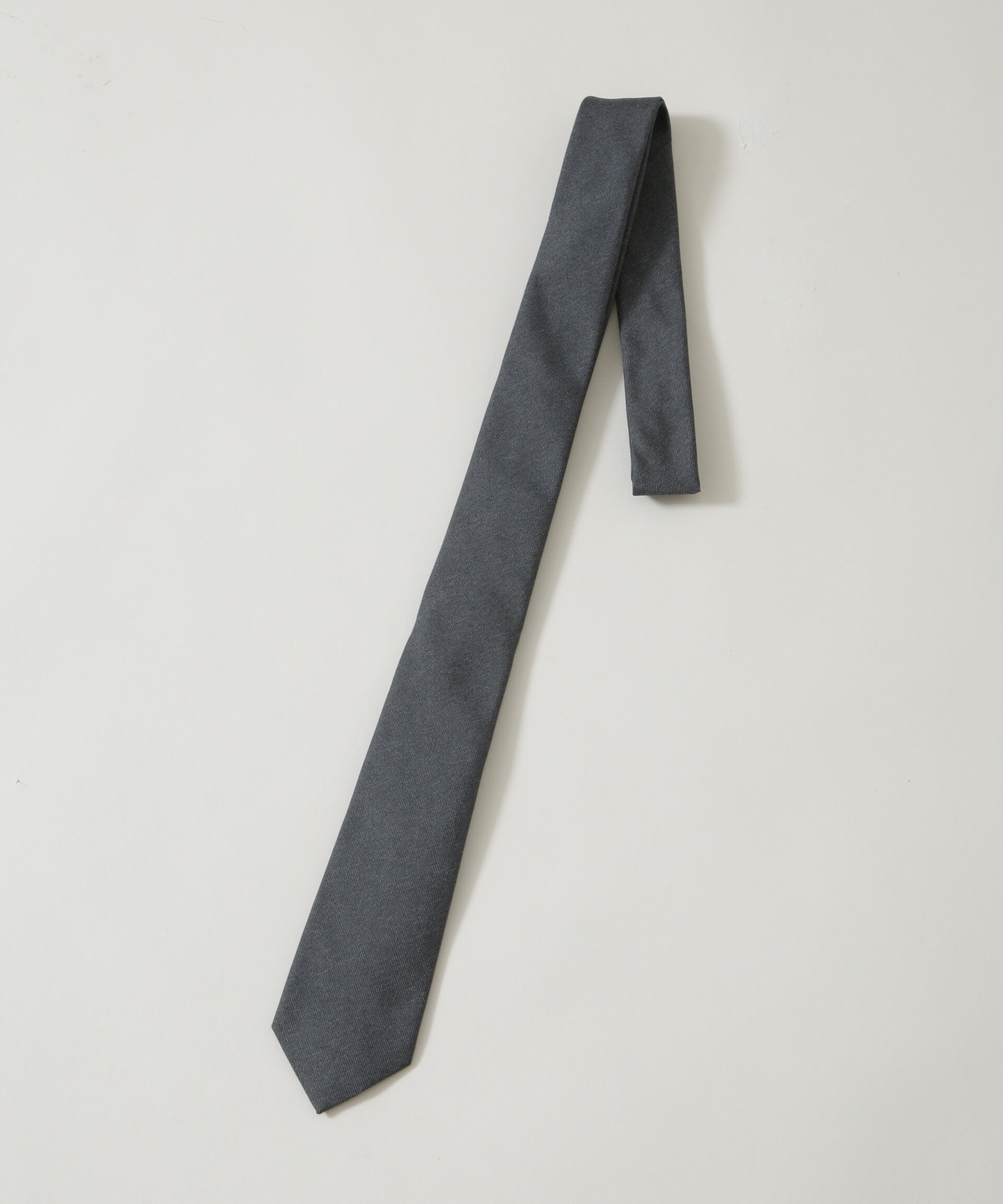 nano･universe「京都西陣ウォッシャブルメランジソリッドネクタイ」|ネクタイ・蝶ネクタイ|