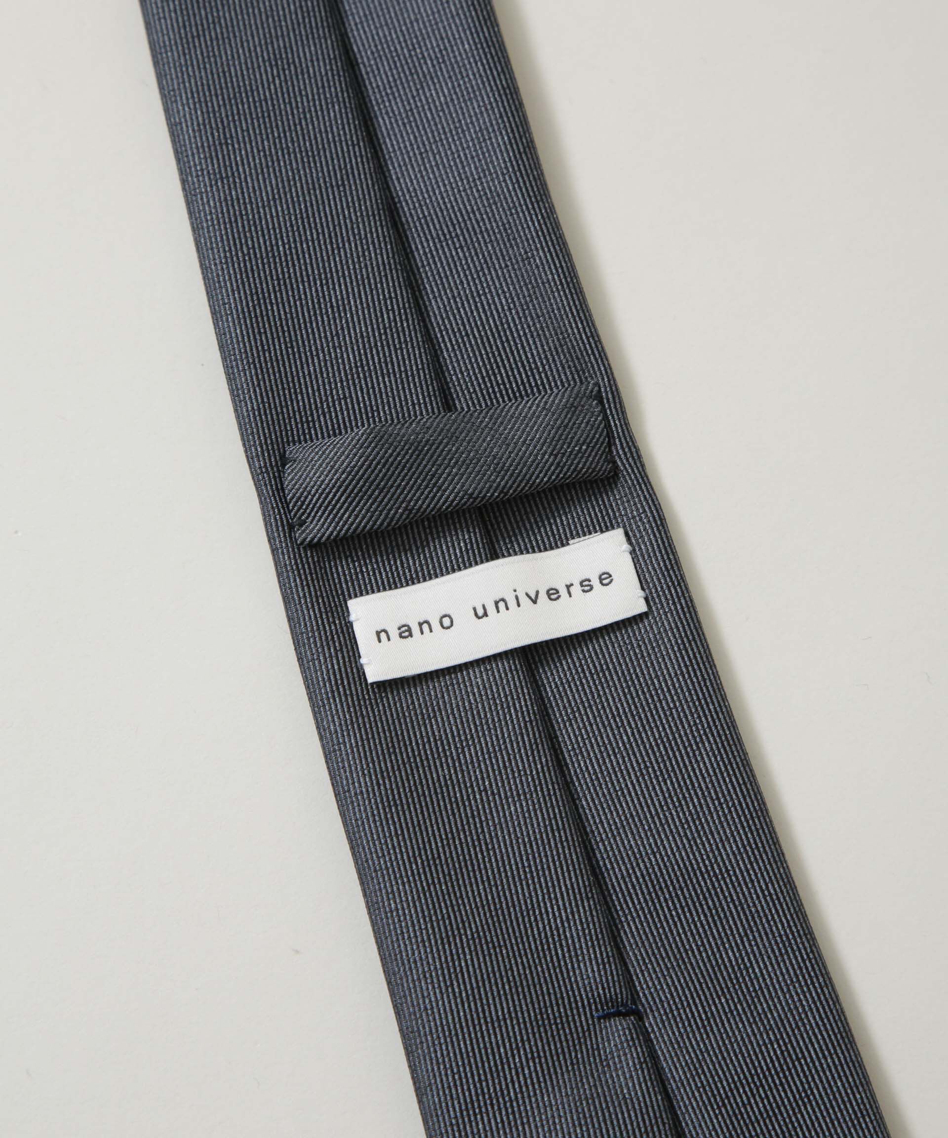 nano･universe「京都西陣ウォッシャブルメランジソリッドネクタイ」|ネクタイ・蝶ネクタイ|