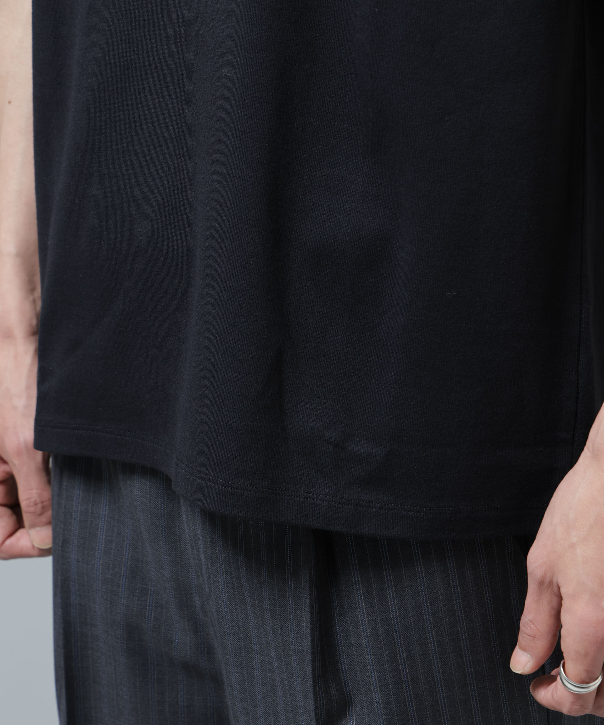 nano･universe「｢Brooks Brothers別注｣Anti Soaked(R) 汗染み防止 ｸﾙｰﾈｯｸ ﾋﾞｯｸﾞｼﾙ  」|Tシャツ・カットソー|