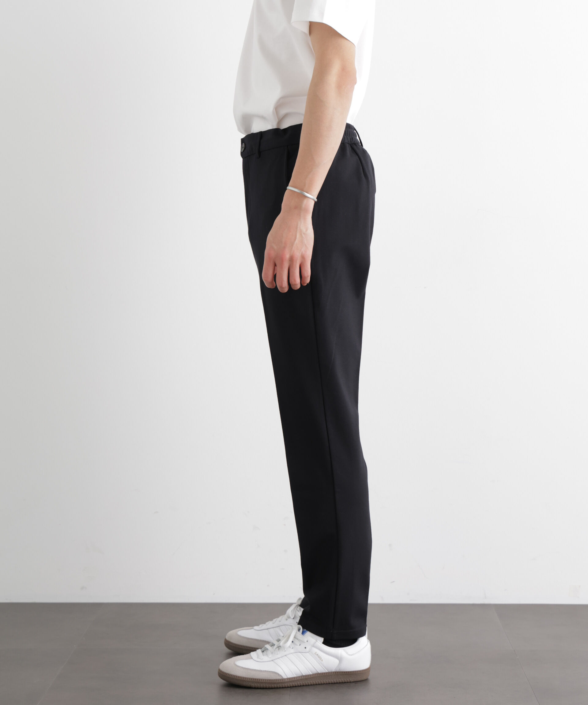 nano･universe「「Meaningful Continuity」coveross(R) レーヨンジャージーイージースラックス」|チノ|