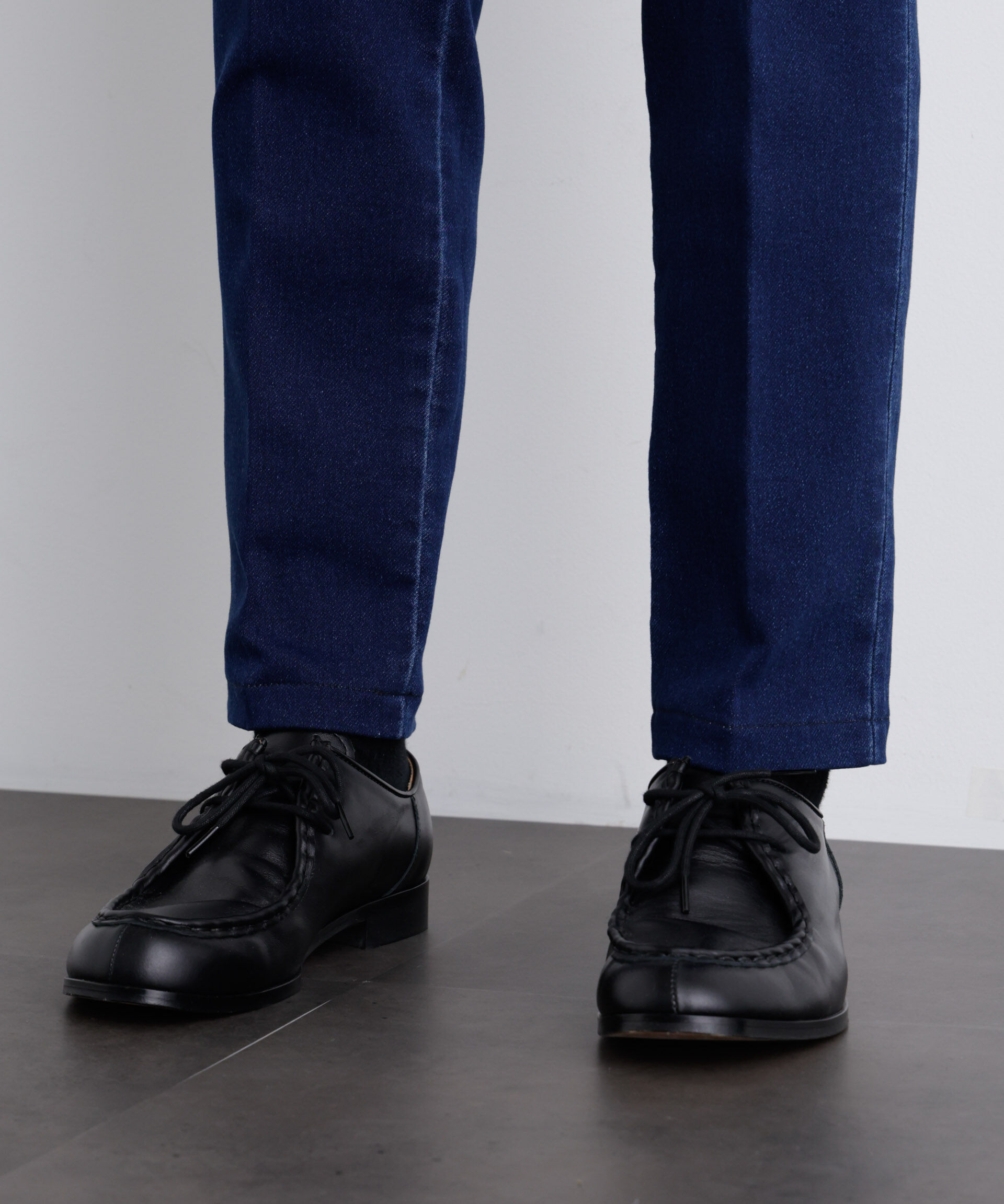 nano･universe「｢Meaningful Continuity｣ ストレッチデニムトラウザーズ」|チノ|