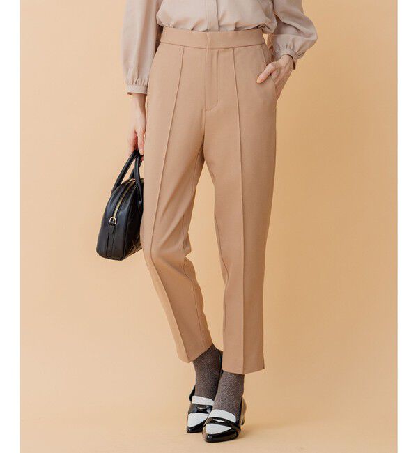 組曲「【洗える】2WAYウォームストレッチテーパード パンツ」|その他|ベージュ系