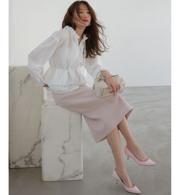 組曲「【WEB限定】ストレッチダンボール タイトスカート」|スカート|