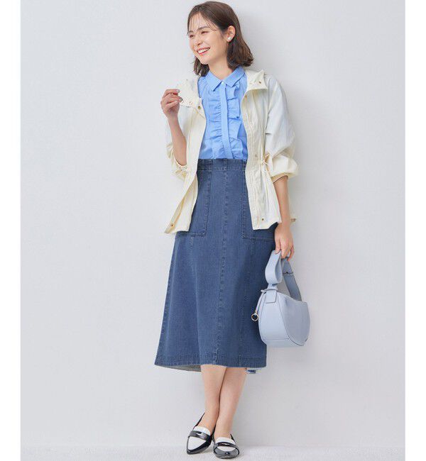 組曲「【WEB限定】ナチュラルローン フリルブラウス」|シャツ・ブラウス|