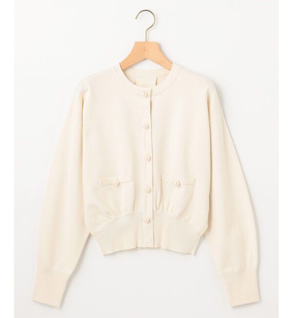 組曲「【WEB限定色あり】ELENA パールボタン ニットジャケット」|カーディガン|