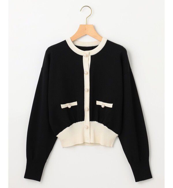 組曲「【WEB限定色あり】ELENA パールボタン ニットジャケット」|カーディガン|