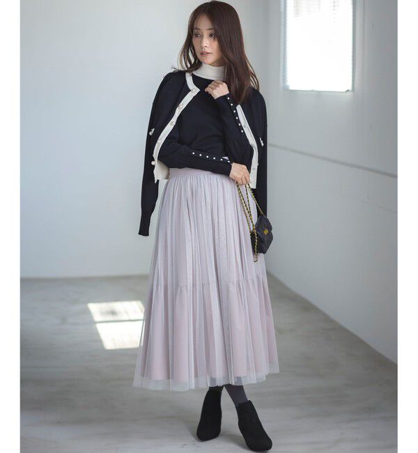 組曲「【WEB限定色あり】ELENA パールボタン ニットジャケット」|カーディガン|