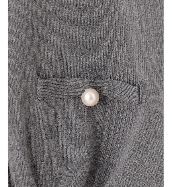 組曲「【WEB限定色あり】ELENA パールボタン ニットジャケット」|カーディガン|