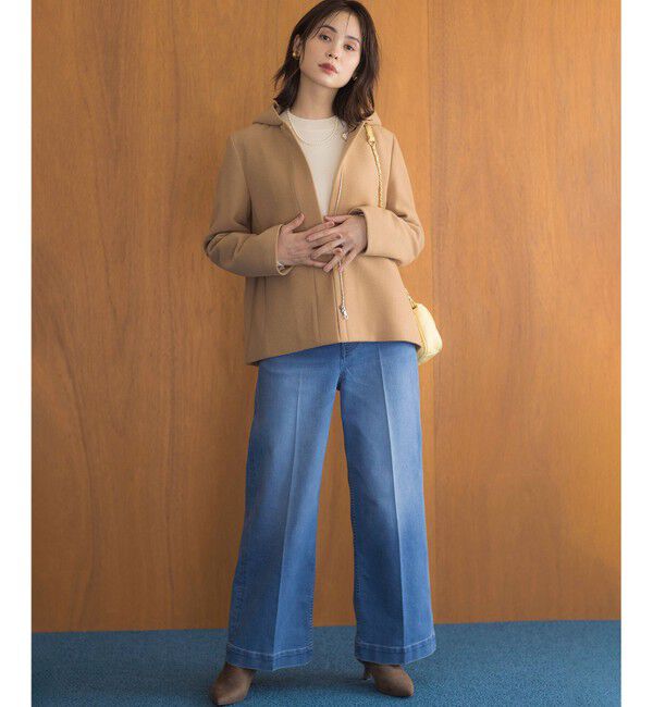 組曲「ワイドストレートデニム パンツ」|デニム|