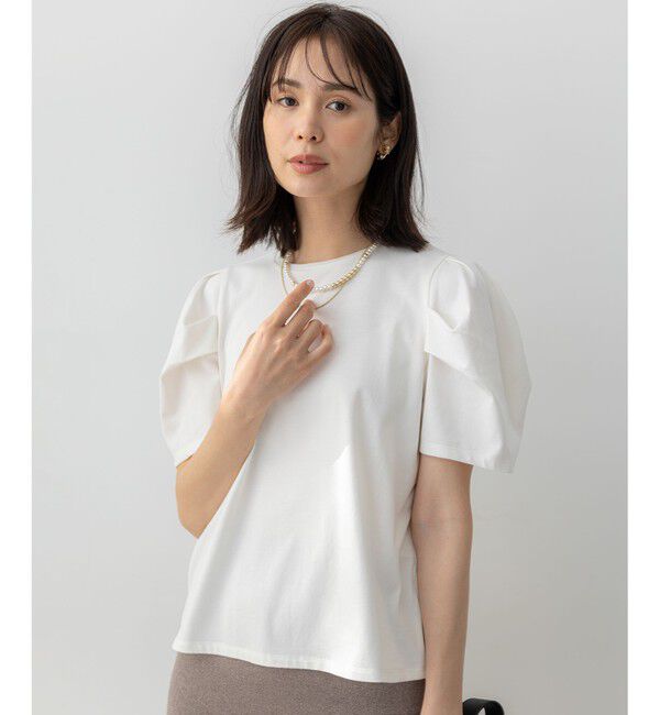 組曲「GIZAコットンタックスリーブ Tシャツ」|Tシャツ・カットソー|