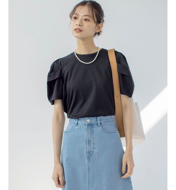 組曲「GIZAコットンタックスリーブ Tシャツ」|Tシャツ・カットソー|