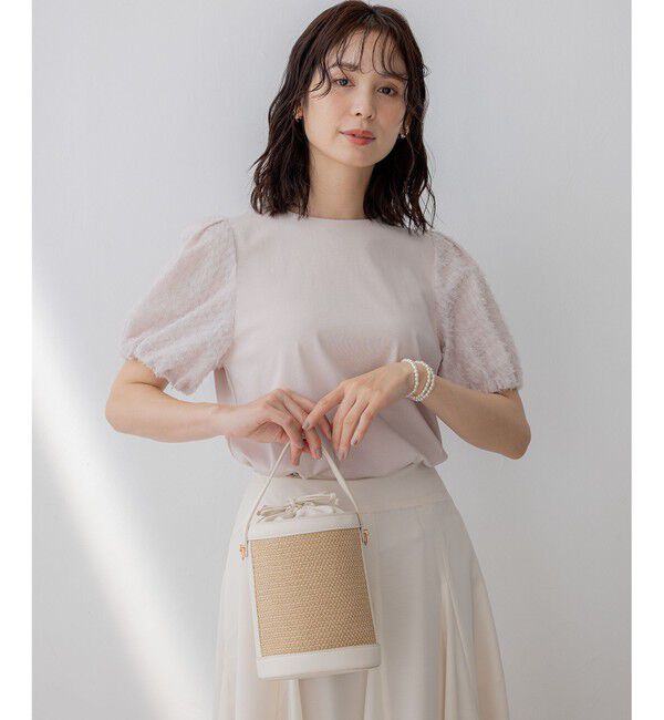 組曲「華感コンビネーションスリーブ カットソー」|Tシャツ・カットソー|ｽﾓｰｷｰﾋ