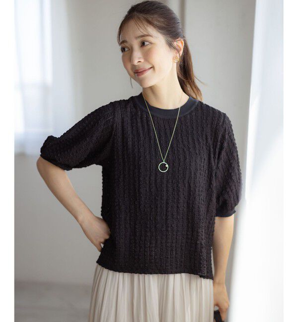 組曲「レーシージャージーニットライク カットソー」|Tシャツ・カットソー|