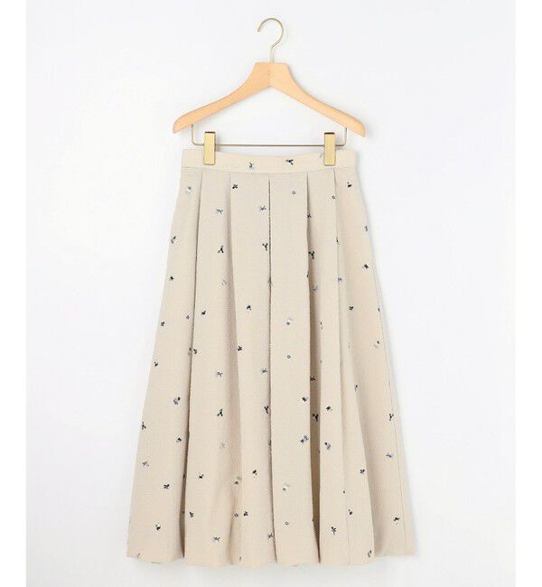 組曲「【WEB限定】ミニフラワーエンブロイダリー スカート」|スカート|