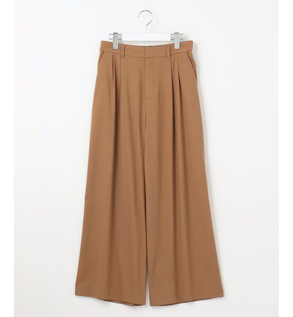 自由区「【洗える】ビエラストレッチワイド パンツ」|その他|