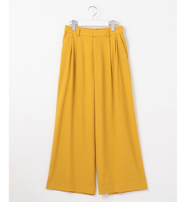 自由区「【洗える】ビエラストレッチワイド パンツ」|その他|