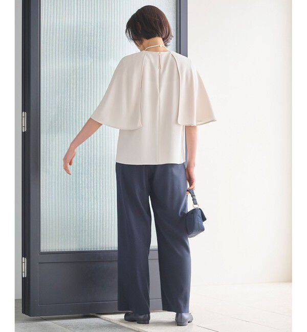 自由区「【洗える】ビエラストレッチワイド パンツ」|その他|