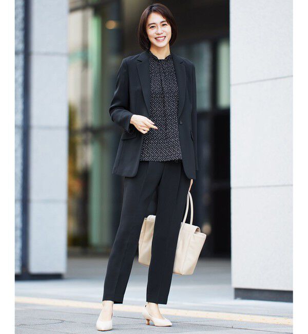 自由区「【カタログ掲載・セットアップ対応・セレモニー・通勤】トリアセダブルクロステーラード ジャケット」|テーラードジャケット|