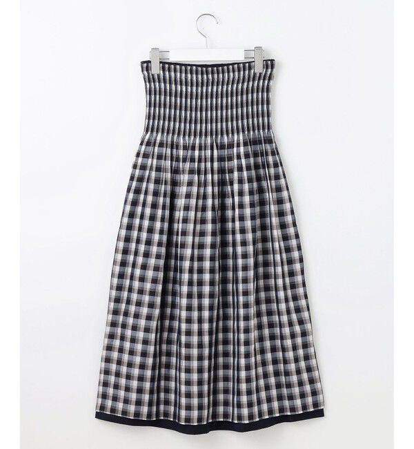 自由区「【WEB限定】キュプラジャカードリバーシブル スカート」|スカート|