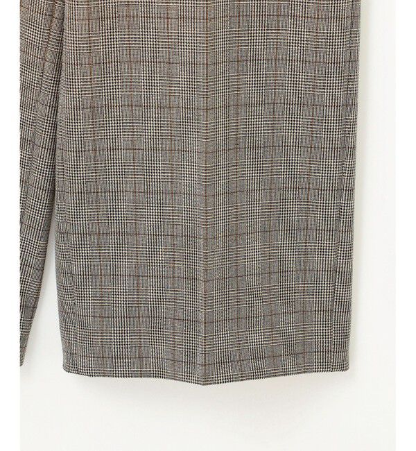 自由区「【撥水加工・洗える】TRギャバ裏起毛チェック柄ワイド パンツ」|その他|