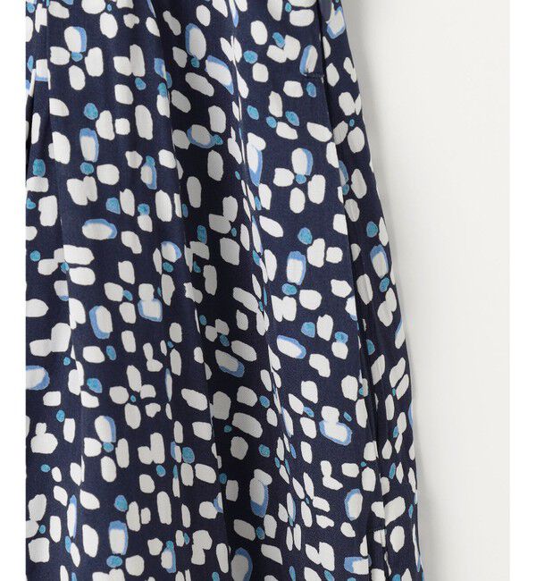 自由区「【カタログ掲載・セットアップ対応・洗える】ジオメトリックフラワードットプリント スカート」|スカート|