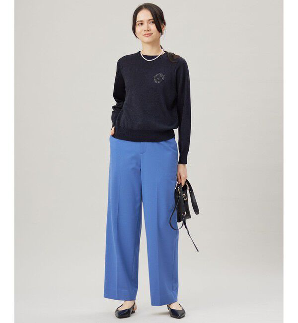 自由区「【洗える】ライトフィールジャージーワイドストレート パンツ」|その他|