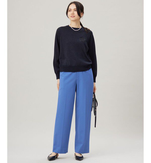 自由区「【洗える】ライトフィールジャージーワイドストレート パンツ」|その他|