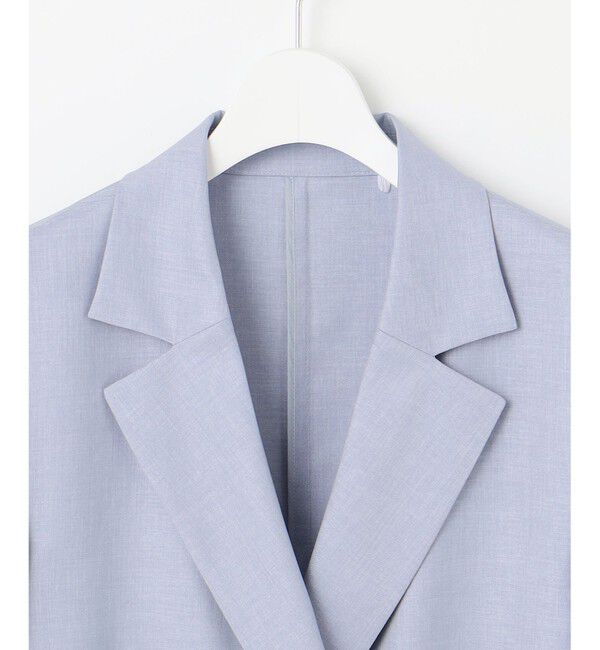 自由区「【洗える】ハーフスリーブ ジャケット」|テーラードジャケット|