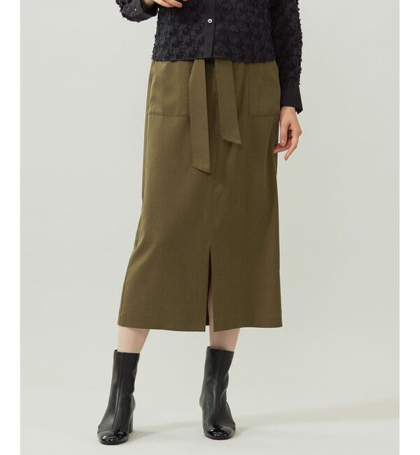 自由区「セルロースコットンチノ スカート」|スカート|ﾀﾞｰｸｵﾘ