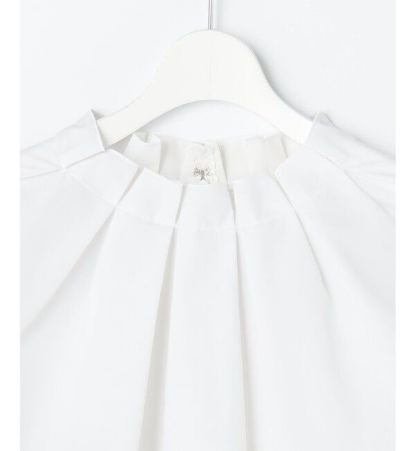 自由区「【カタログ掲載】ナチュラルタッチスタンドカラー ブラウス」|シャツ・ブラウス|