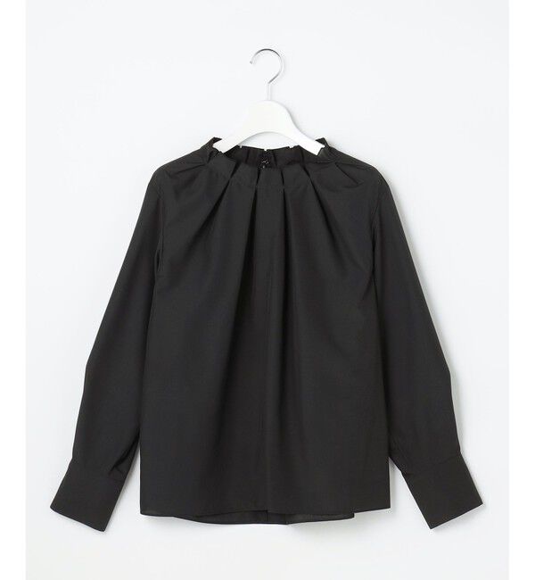 自由区「【カタログ掲載】ナチュラルタッチスタンドカラー ブラウス」|シャツ・ブラウス|