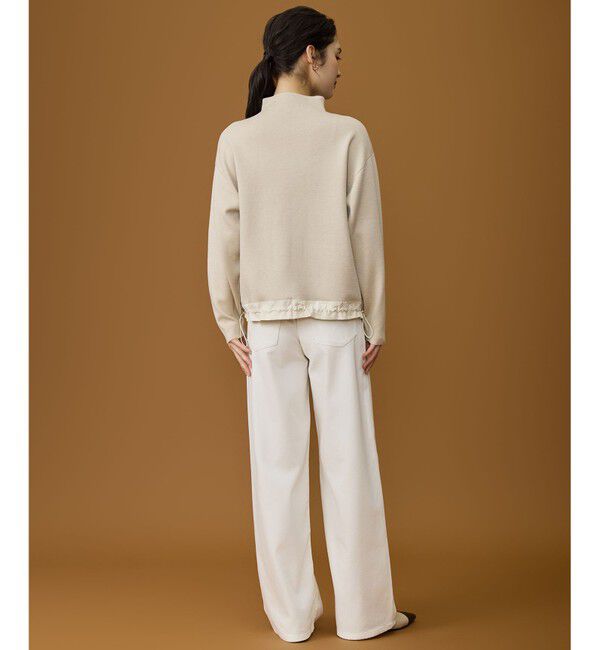 自由区「【SHIHOさん着用】スムージードローコード ニット」|ニット・セーター|