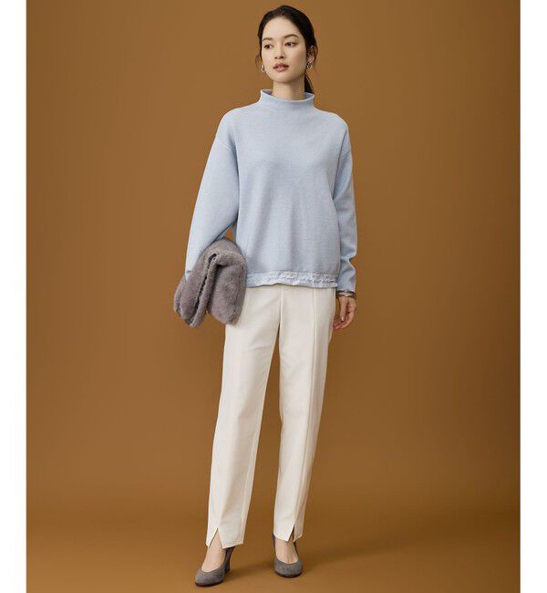 自由区「【SHIHOさん着用】スムージードローコード ニット」|ニット・セーター|